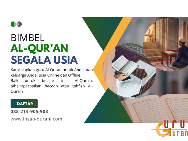 Private Baca Al-Quran untuk Anak di Cibubur Bersama Insan Qurani Learning Center