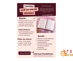 Tahfidz Al Qur'an Online Akhwat